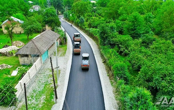 Bunud-Həzrə avtomobil yolunun yenidən qurulması yekunlaşır - FOTO/VİDEO