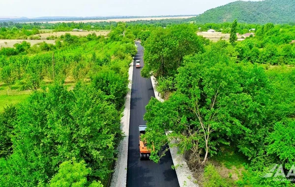 Bunud-Həzrə avtomobil yolunun yenidən qurulması yekunlaşır - FOTO/VİDEO