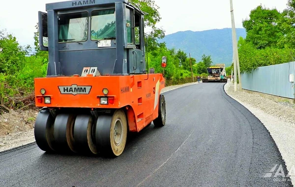 Bunud-Həzrə avtomobil yolunun yenidən qurulması yekunlaşır - FOTO/VİDEO