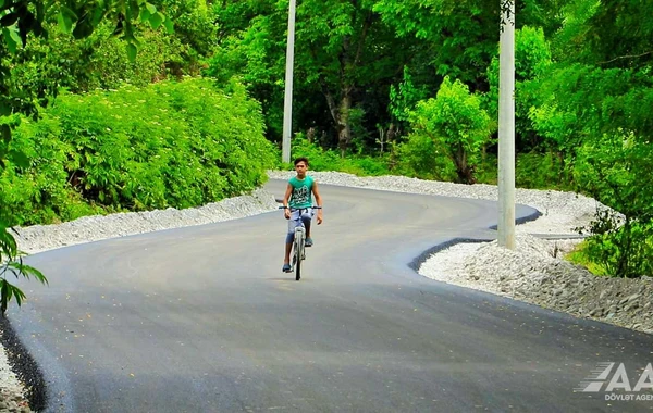Bunud-Həzrə avtomobil yolunun yenidən qurulması yekunlaşır - FOTO/VİDEO