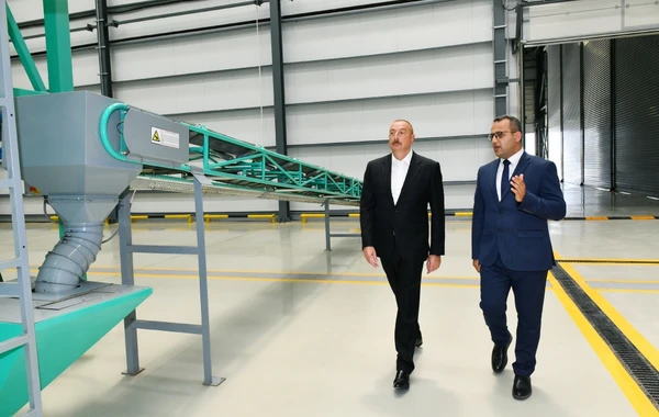 İlham Əliyev və Mehriban Əliyeva “Grand-Agro İnvitro” MMC-nin müəssisəsi ilə tanış olub - FOTO