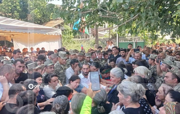 Azərbaycan Ordusunun şəhid olan əsgəri dəfn olunub - YENİLƏNİB