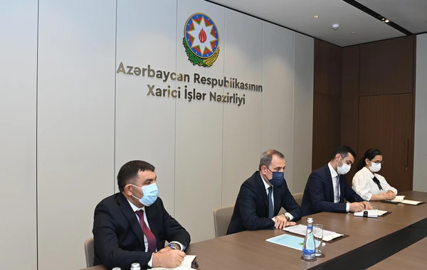 Ceyhun Bayramov Türkmənistanın yeni səfiri ilə görüşüb - FOTO