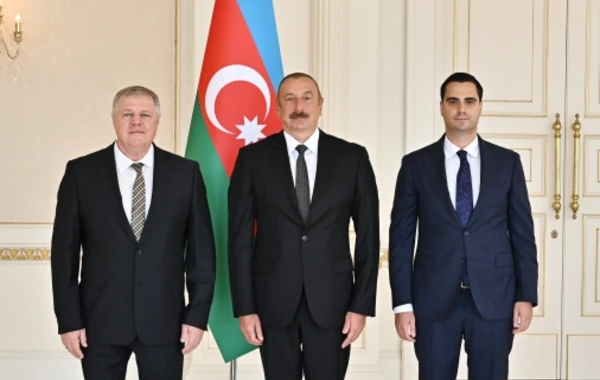 Prezident Slovakiyanın yeni səfirinin etimadnaməsini qəbul edib - FOTO