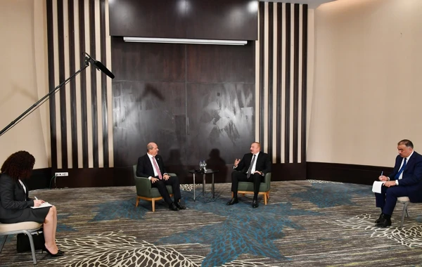 İlham Əliyev Konyada Şimali Kipr Türk Respublikasının Prezidentini qəbul edib - FOTO - YENİLƏNİB