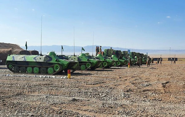 Проведен осмотр вооружения и военной техники в конкурсе "Мастера артиллерийского огня" - ФОТО
