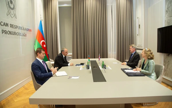 Baş prokuror Britaniya səfiri ilə görüşüb - FOTO