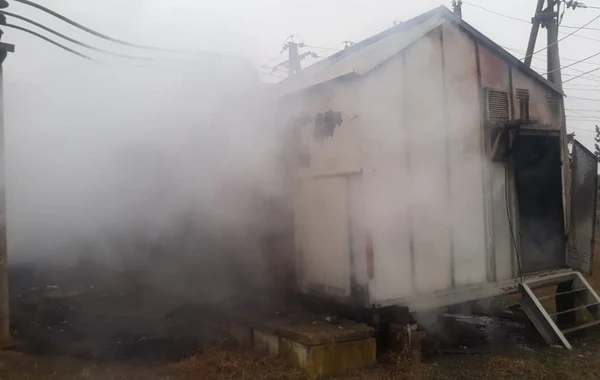 Tovuzdakı elektrik yarımstansiyasındakı yanğının səbəbi məlum olub