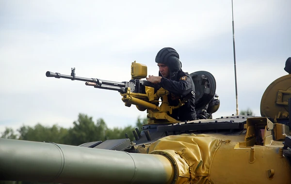Tankçılarımız “Tank biatlonu” müsabiqəsinə hazırlıqlarını davam etdirir - FOTO