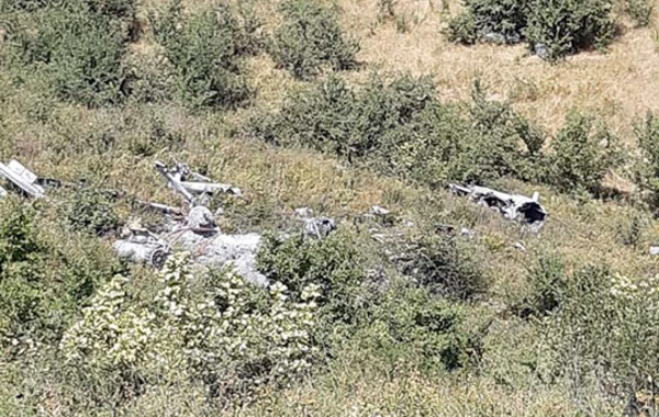 Xocavənddə Ermənistana məxsus "Mİ-8" helikopterinin qalıqları tapıldı - FOTO