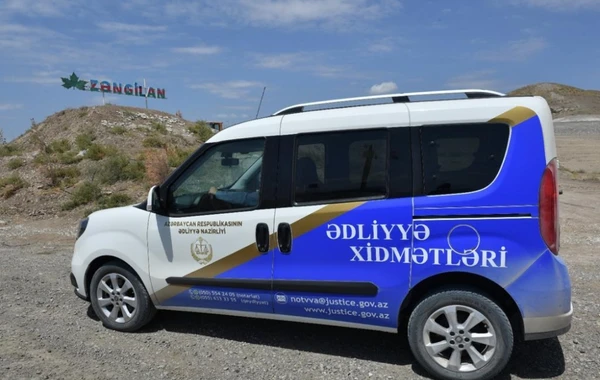 Zəngilanın Ağalı kəndində səyyar ədliyyə xidmətləri təşkil edilib - FOTO