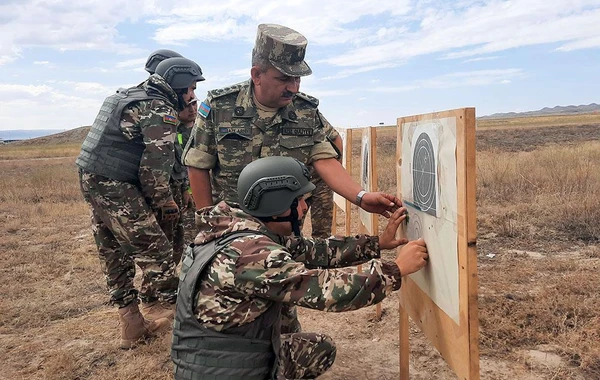 "Artilleriya atəşinin ustaları" müsabiqəsində sınaq atışları icra edilib - FOTO