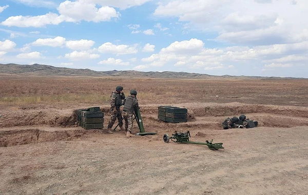 "Artilleriya atəşinin ustaları" müsabiqəsində sınaq atışları icra edilib - FOTO
