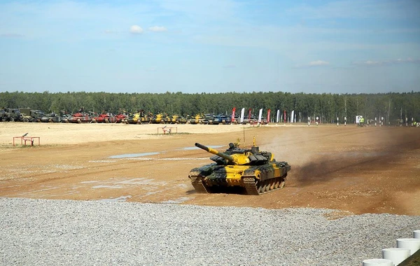 Azərbaycan hərbçiləri “Tank biatlonu” müsabiqəsində ilk yarışa başlayıb - FOTO