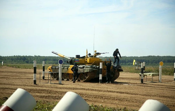 Azərbaycan hərbçiləri “Tank biatlonu” müsabiqəsində ilk yarışa başlayıb - FOTO