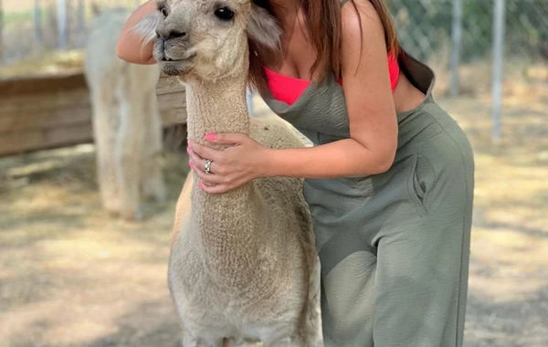 Afaq Gəncəlinin İSTİRAHƏT GÖRÜNTÜLƏRİ: "Alpakamla eşq macərası" - FOTO/VİDEO