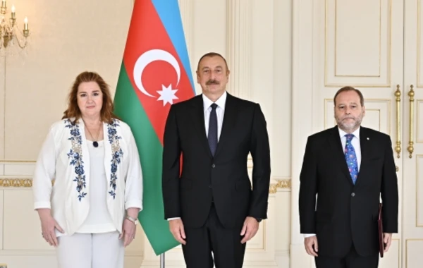 Prezident Argentinanın yeni səfirinin etimadnaməsini qəbul edib – FOTO - YENİLƏNİB