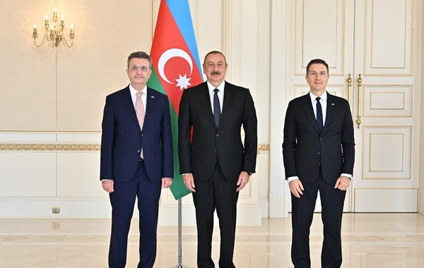 Azərbaycan Prezidenti Almaniyanın yeni səfirinin etimadnaməsini qəbul edib - FOTO