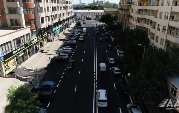 Bakının Mirəsədulla Mirqasımov küçəsi əsaslı təmir olunub - FOTO/VİDEO