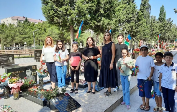 Sumqayıtda Vətən müharibəsi şəhidlərin xatirəsi anılıb - FOTO
