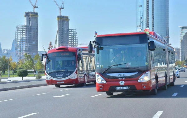 Bakıda 153 avtobusun hərəkət intervalında gecikmələr var - SİYAHI