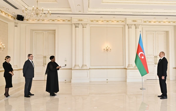 Ильхам Алиев принял верительные грамоты новоназначенного посла ЮАР в Азербайджане - ФОТО