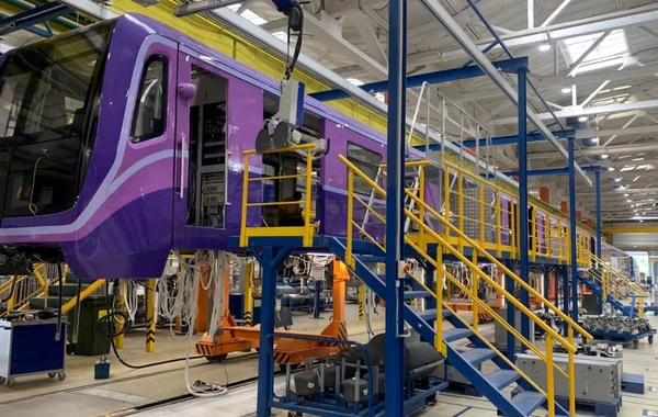 Bakı metropoliteni üçün yeni vaqonların istehsalı davam edir - FOTO