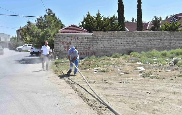 Bakıda qanunsuz içməli su şəbəkəsinin yaradılmasının qarşısı alınıb - FOTO/VİDEO