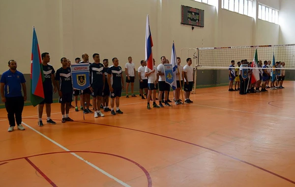 Azərbaycan hərbi dənizçiləri voleybol yarışının qalibi olublar - FOTO