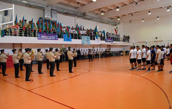 Azərbaycan hərbi dənizçiləri voleybol yarışının qalibi olublar - FOTO
