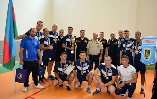 Azərbaycan hərbi dənizçiləri voleybol yarışının qalibi olublar - FOTO