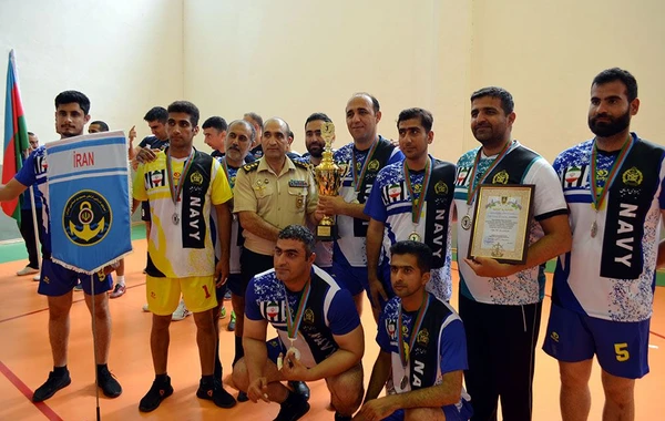 Azərbaycan hərbi dənizçiləri voleybol yarışının qalibi olublar - FOTO