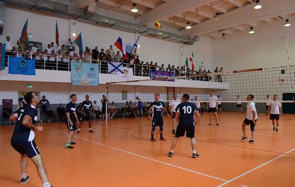 Azərbaycan hərbi dənizçiləri voleybol yarışının qalibi olublar - FOTO