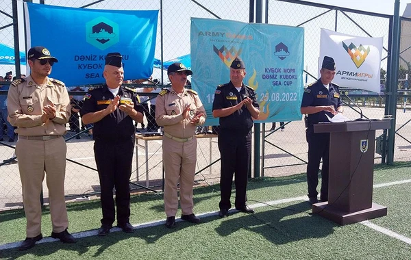 Azərbaycan hərbi dənizçiləri futbol yarışının qalibi oldu - FOTO
