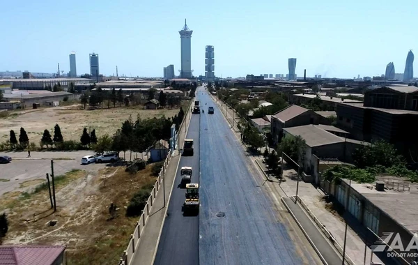 Nərimanov rayonunda bu küçə təmir edilir - FOTO/VİDEO