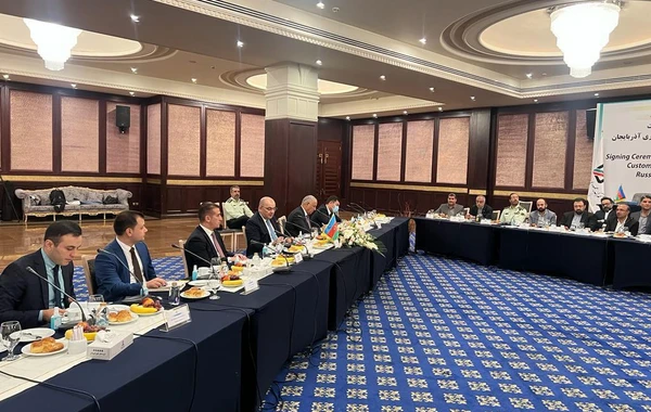 Azərbaycan, İran və Rusiya gömrük xidmətləri arasında Anlaşma Memorandumu imzalanıb - FOTO