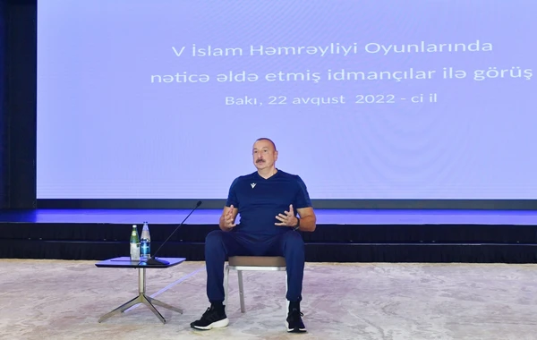 İlham Əliyev və Mehriban Əliyeva Konyada nəticə əldə etmiş idmançılarla görüşüblər - YENİLƏNİB