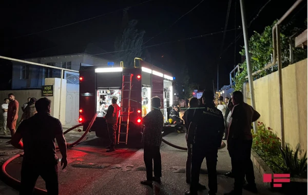 Bakıda yataqxanada yanğın baş verib - FOTO