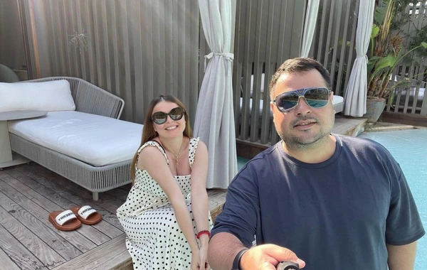 Sevda Yahyayeva həyat yoldaşı ilə tətildə - FOTO