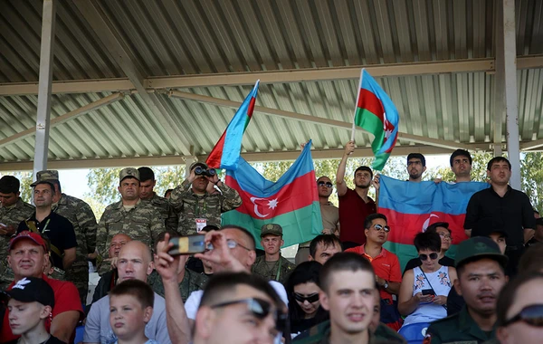 “Tank biatlonu” müsabiqəsinin yarımfinal mərhələsi keçirilib - FOTO