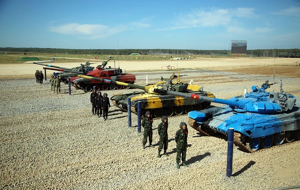 “Tank biatlonu” müsabiqəsinin yarımfinal mərhələsi keçirilib - FOTO