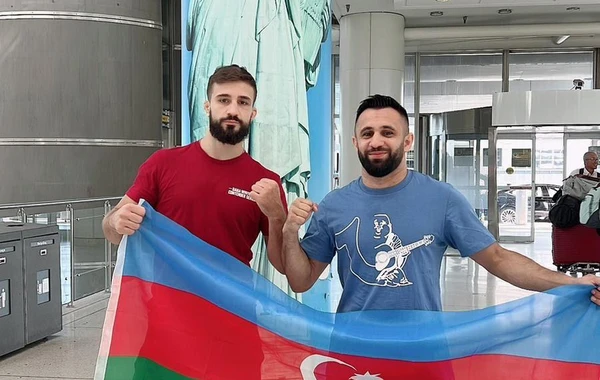 UFC ilə müqavilə imzalayan azərbaycanlı idmançı Bakıya gəlir - FOTO