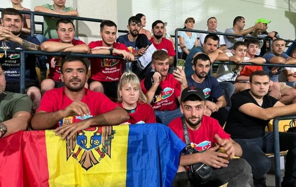 Moldova azərbaycanlıları “Şerif” - “Pünik” matçında – FOTO/VİDEO