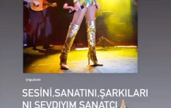 Günel Zeynalova Gülşəni dəstəkləmədi - FOTO