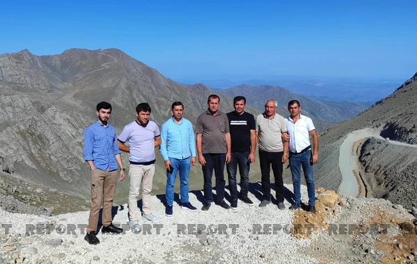 Bir qrup Kəlbəcər sakini Ömər aşırımında olub - FOTO