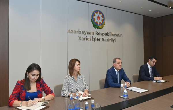 Ceyhun Bayramov Avropa Şurasının Bakı ofisinin rəhbərini qəbul edib - FOTO