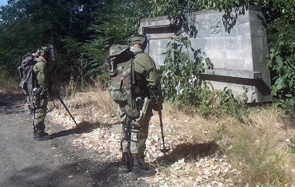 Laçın şəhəri, Zabux və Susda tələ minaların aşkarlanmasına başlanılıb - FOTO