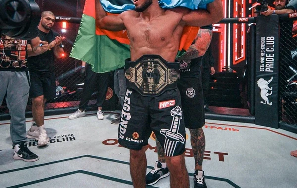 Azərbaycanın MMA döyüşçüsü ən nüfuzlu liqalardan birinin çempionu oldu - FOTO/VİDEO