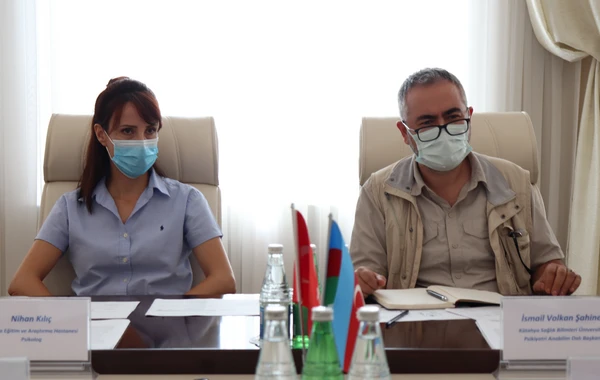 Vətən müharibəsi iştirakçılarına psixoloji yardım göstərmək üçün Türkiyəli mütəxəssislər ölkəmizə gəlib - FOTO