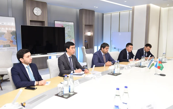 SOCAR prezidenti Özbəkistanın energetika nazirinin müavini ilə görüşdü - FOTO